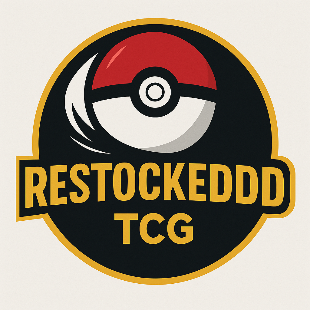 Restockeddd TCG Center Logo